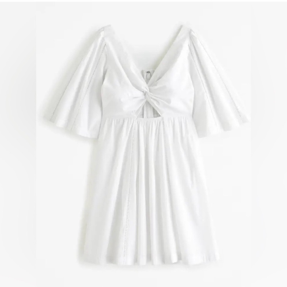 Abercrombie & Fitch White Petite Mini Dress NWT PXXS